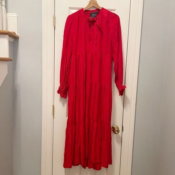 Maeve Anthropologie Wendy Tiered Maxi Dress Size Medium - Picture 5 of 7